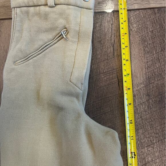 Sigma Equestrian Riding Pants Womens Size 24 Tan Jodhpurs Lightweight Horseback - Picture 10 of 12